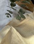 Women's natural linen maxi, midi dress with pockets, sleeveless with straps, square neck, relaxed fit and perfect for spring summer
